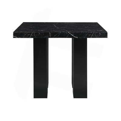 Table de bar noire MIKHA
