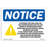 Notice In Entering This Pool Sign