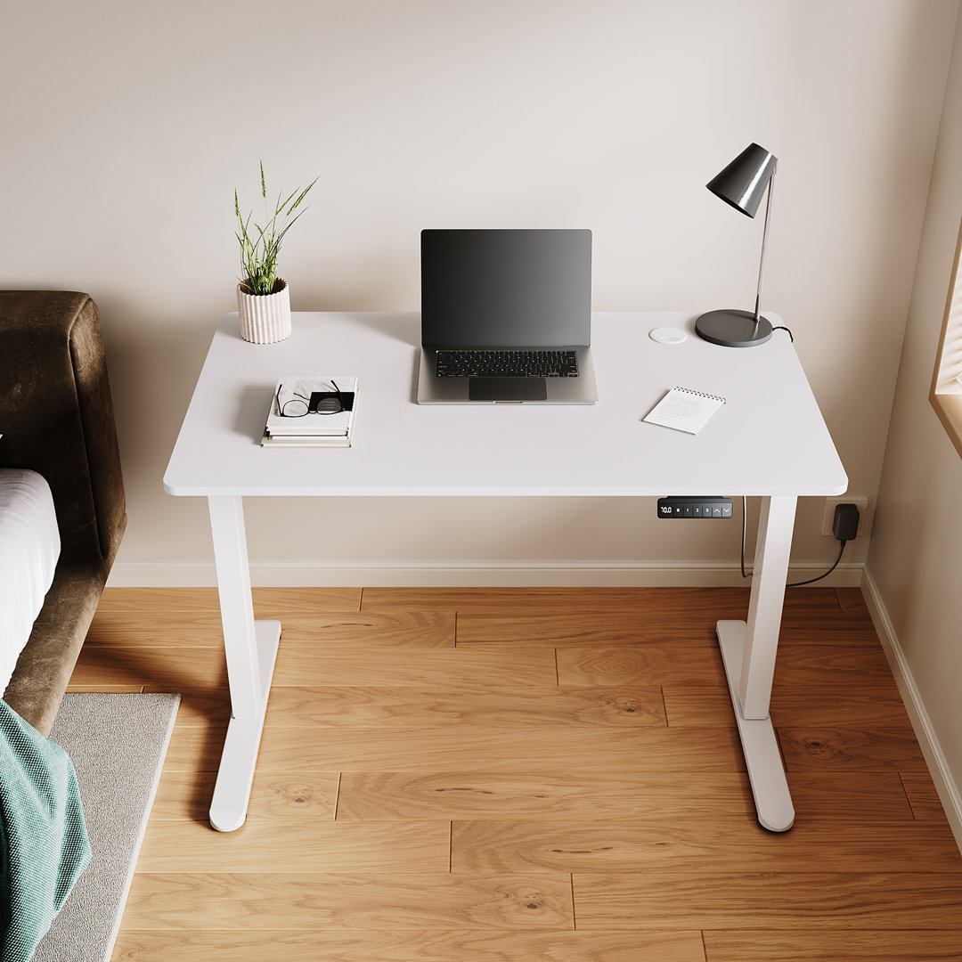 100Cm W Height Adjustable Rectangular Standing Desk
