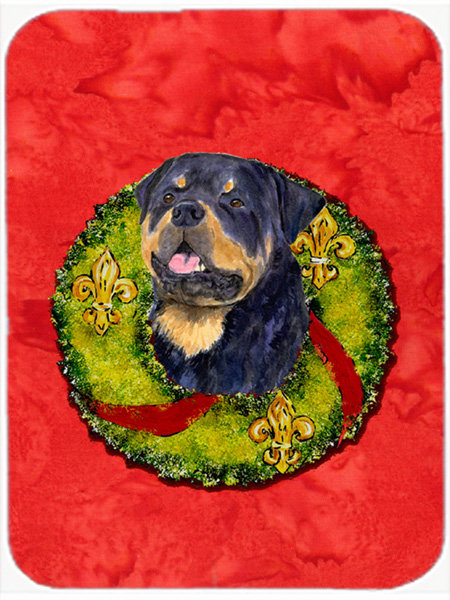 Planche à découper en verre rottweilere allée de vacances