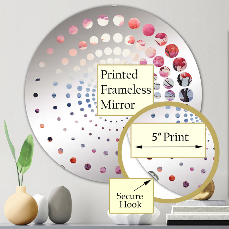 Circle Mirror, 23.6" x 23.6"