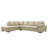 124" Wide Leather Match Sofa & Chaise-32041410-122270965