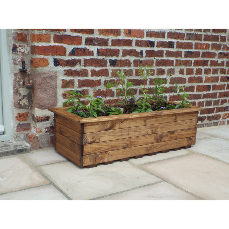 Handcrafted Outdoor Planter Box, 33cm H x 109cm W x 109cm