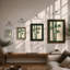 Bamboo Study Japandi - Framed Print-409306046-409306033