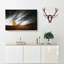 Lone Tree At Dusk In Abstract - Wrapped Canvas Painting-55307957