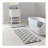 Reversible High Pile Tufted Microfiber Bath Rug-1934378368