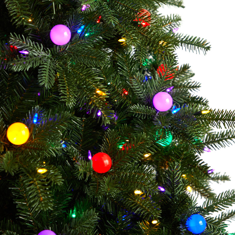 Lighted Artificial Fir Christmas Tree, 8.5' H