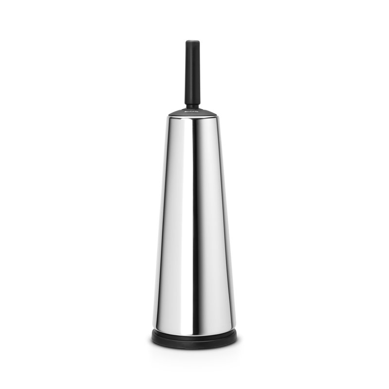 Brabantia Renew Toilet Brush and Holder, Brilliant Steel