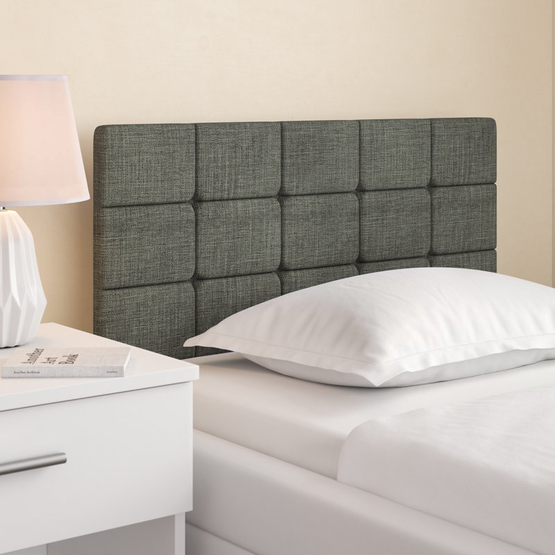 Carrizales Upholstered Headboard, Single (3'), Charcoal