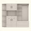 Armoire de vestibule multifonctionnelle gauche-droite (peut être utilisée séparément) avec rangement et 4 crochets, armoire de rangement / arbre d'entrée 2 en 1 pour le salon, la cuisine et le couloir-260490416