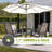Patio 5-Piece Aluminum Dining Set with Textilene Swivel Chairs-765109609