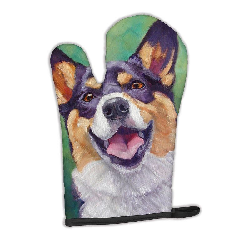 Caroline's Treasures Pembroke Corgi Polyester Oven Mitt
