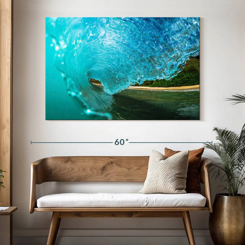 Gillard Cool Blue Wave, 34" H x 51" W
