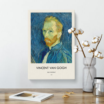 Self Portrait Vol.1 by Vincent Van Gogh - Wrapped Canvas