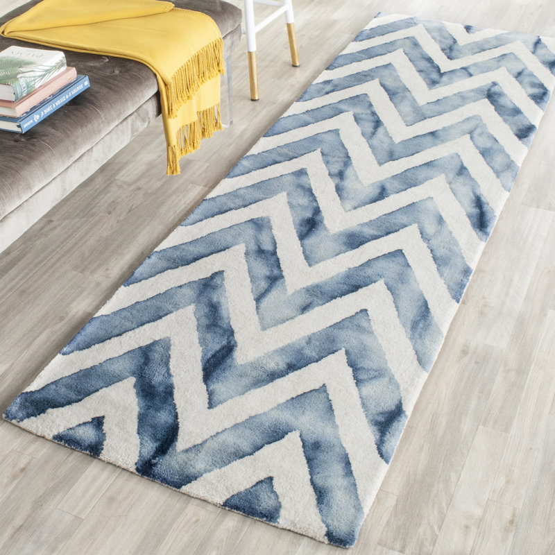 Danny Hand Tufted Wool Chevron Rug, null