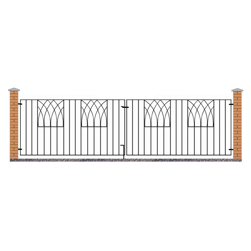 Guero 81 cm H Gate Fencing, 326cm W X 81cm H
