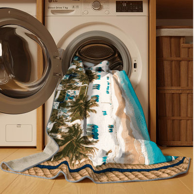  Tapis bord de mer lavable
