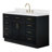 Tidworth 54'' Solid Wood Single Bathroom Vanity with 1.5'' Carrara Quartz Top Sink-1216918694-1230223156