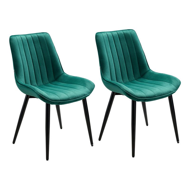 50cm H Upholstered Wing Back Accent, Green