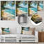 Étoile de mer sur une plage tropicale II - art mural plage-106147541-106147543