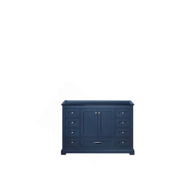 Navy Blue Single Bath Vanity 48 In. W X 22 In. D