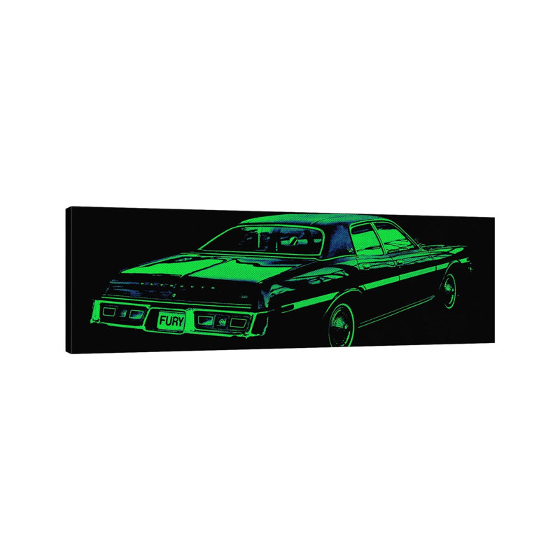 Caddy Fury by 5by5collective - Panoramic Gallery-Wrapped Canvas Giclée on Canvas, 30.48 cm H x 91.44 cm W x 1.91 cm D