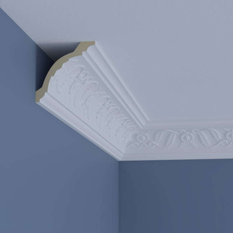 McKinney 96" Gray Polyurethane Crown Moulding