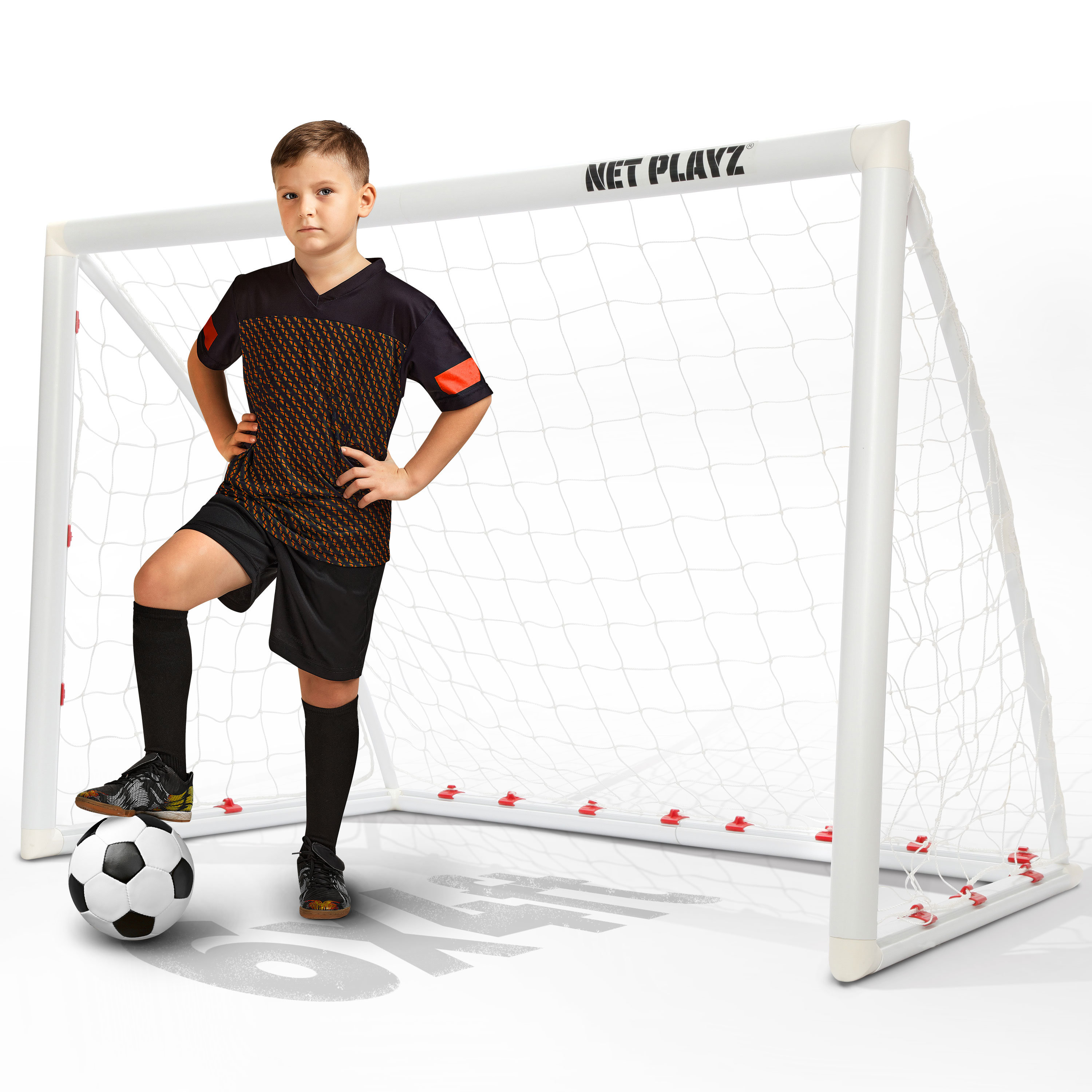 Net Playz Soccer Goals - Portable Football Goals, Pop-up Net for