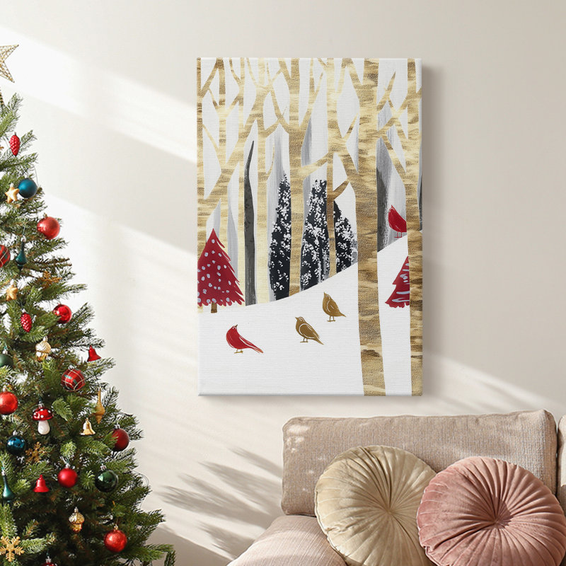 Art des Fêtes de Noël - Toile tendue avec châssis CDX