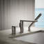 Composed Deck-Mount Bath Faucet With Handshower-1468736356