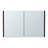 Medicine Cabinet Mansfield, Bathroom, Black-145137427