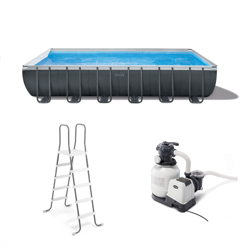 Intex 24Ft X 12Ft X 52In Ultra Xtr Rectangular Pool Set, 12' L x 24' W x 52" H