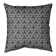 Hand Drawn Triangles Throw Pillow