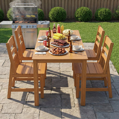 All-Weather HDPE Outdoor Dining Set