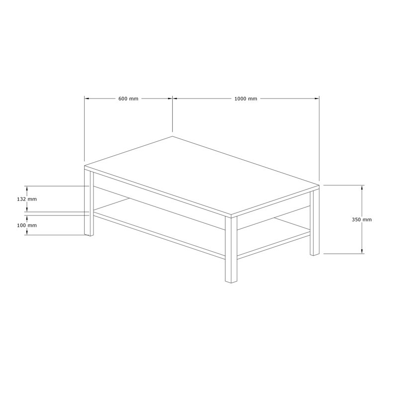 Table basse avec rangement Aylsham
