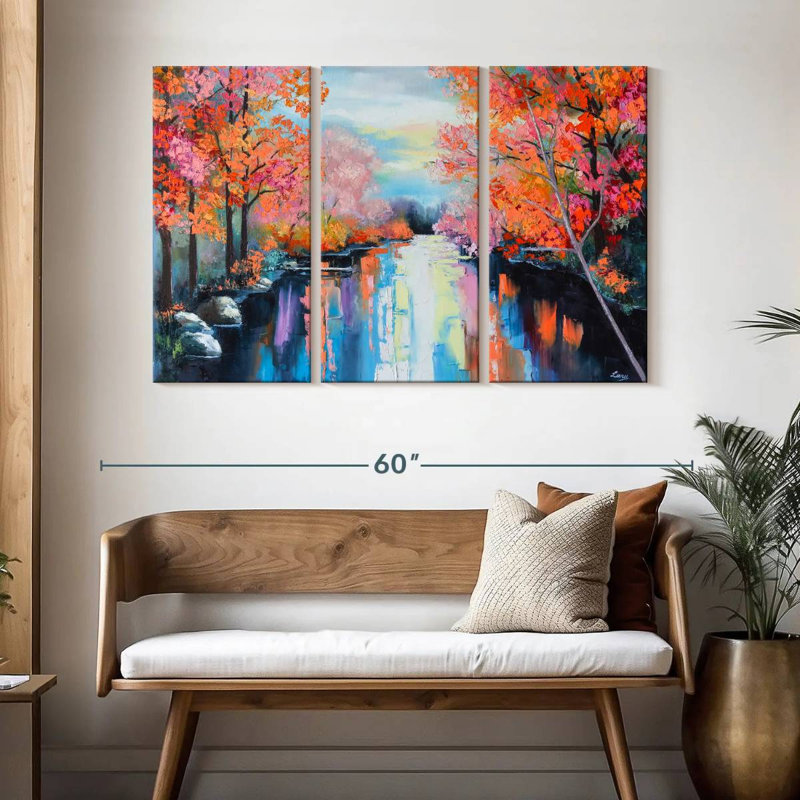 Avery Fall Scene, 32" H x 50" W