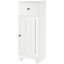 Armoire de rangement pour salle de bain courte avec tiroir et tablette réglable pour une organisation peu encombrante dans la maison