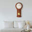 Solid + Manufactured Wood Wall Clock