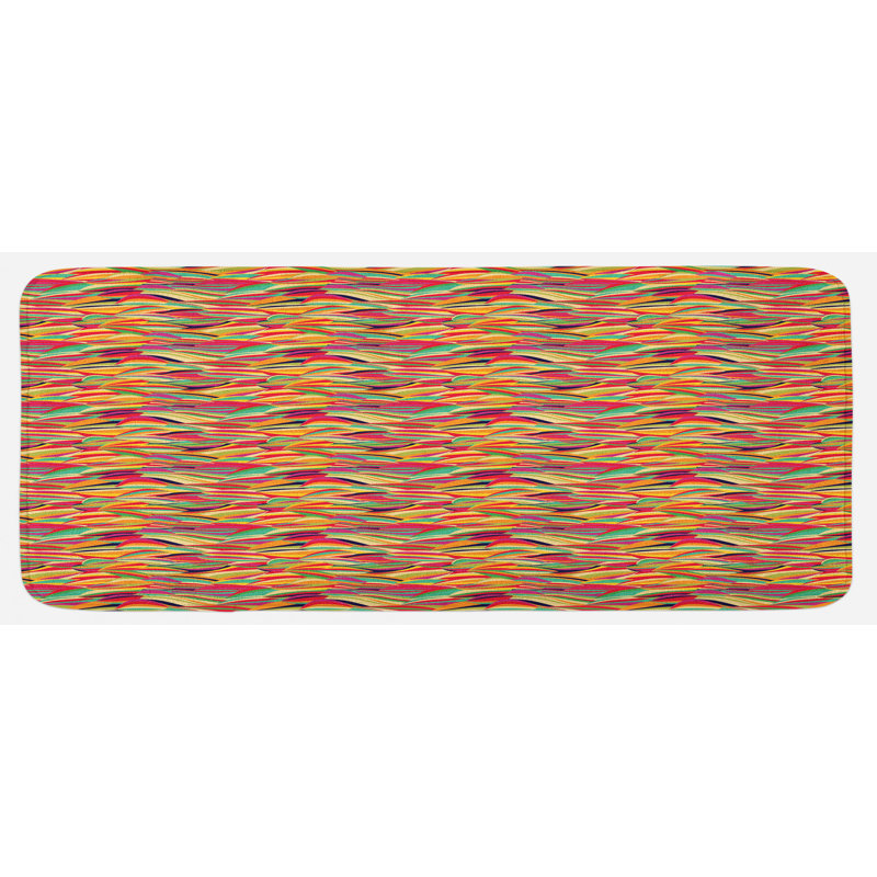 Tapis de cuisine coloré