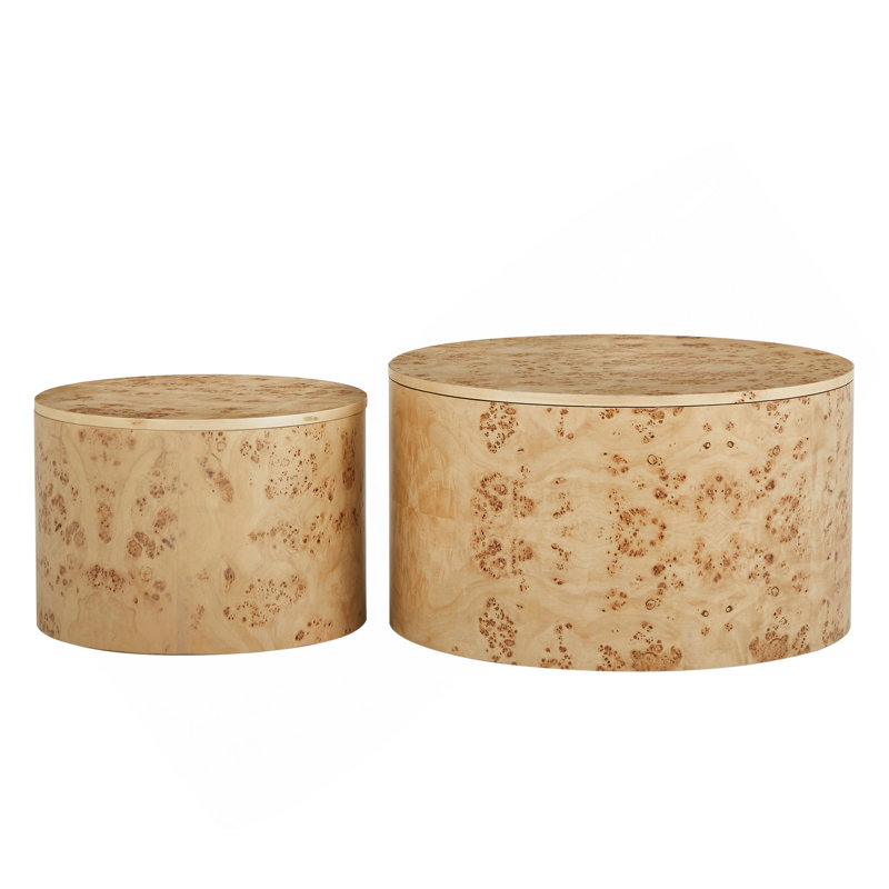 Ensemble de tables basses rondes NEST
