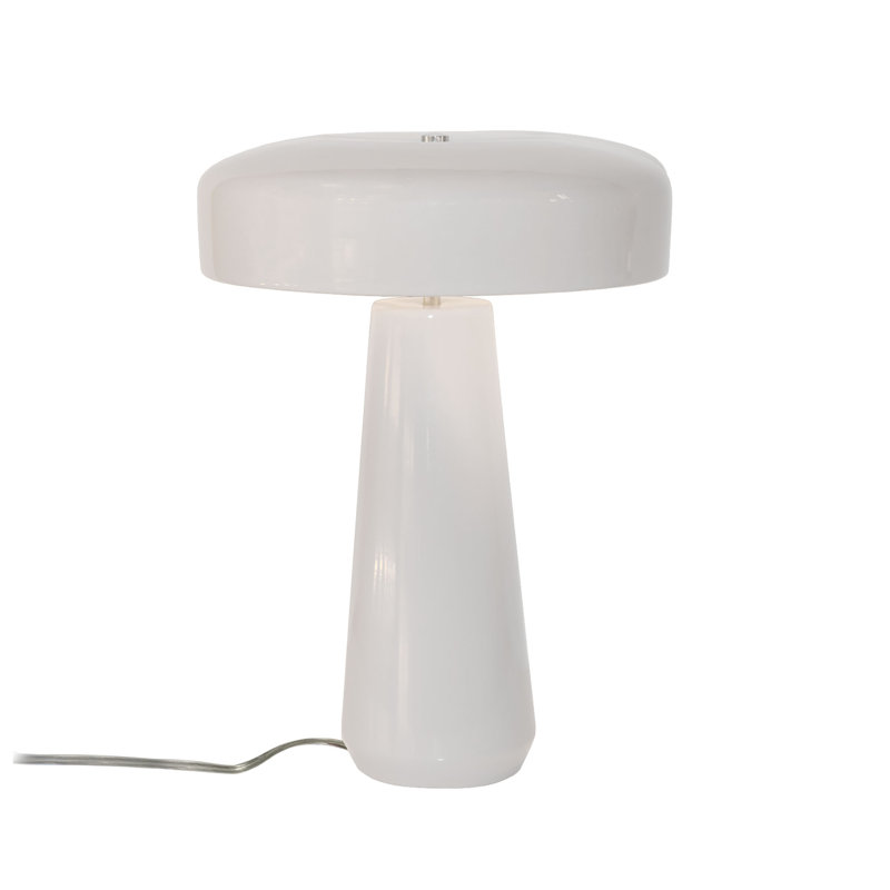 Lampe de table en céramique Percy, Blanc