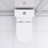 Upflush Toilet For Basement, 600W Macerating Toilet System With Powerful Dual Flush, Elongated 17.25 ADA Comfort, Softclose Seat, 3 Water Inlets Connect To Sink, Shower, White