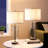 Dimmable Glass Table Lamp Set with DIY Fillable Base, Bulbs, Touch Control and USB Ports