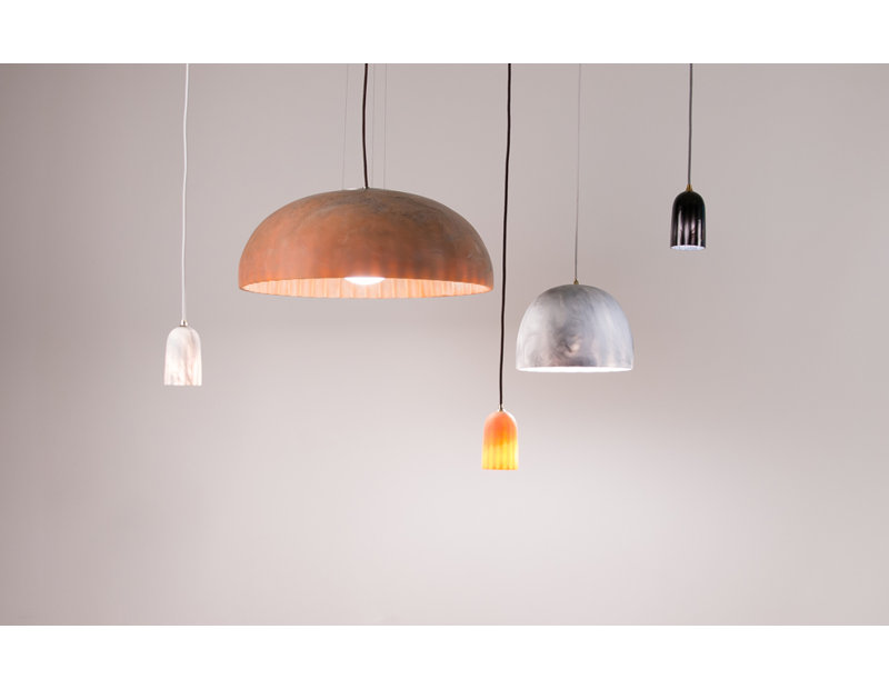 Doric 1 - Light LED Pendant, Matte Rose