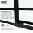 Elan 68-72" W x 74" H Sliding Frameless Shower Door with 3/8" Clear Glass