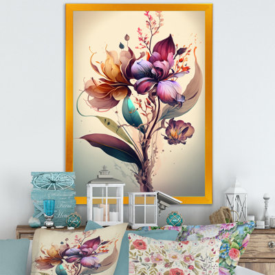 «Orchid Floral Design I», reproduction sur toile