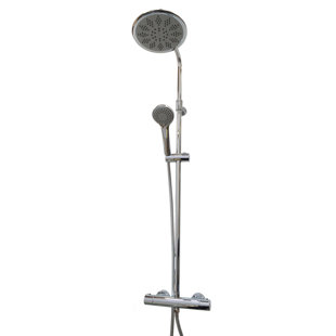 Barcelona Thermostatic Shower with Adjustable Shower Head