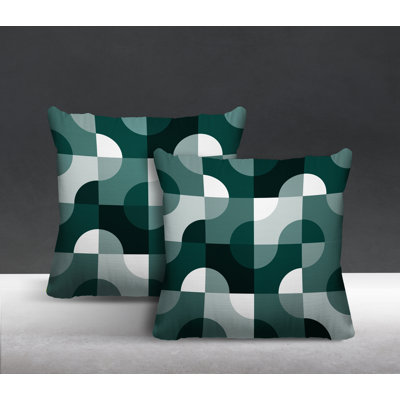 Milda Indoor / Outdoor Geometric Square Throw Cushion