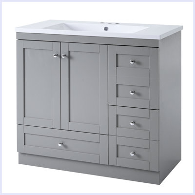 Meuble-lavabo autoportant moderne avec lavabo Modern