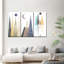 «Geometric Mountain Scene», reproduction sur toile-92760783